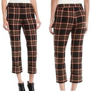 Trina Turk Estevan plaid pants, size 6